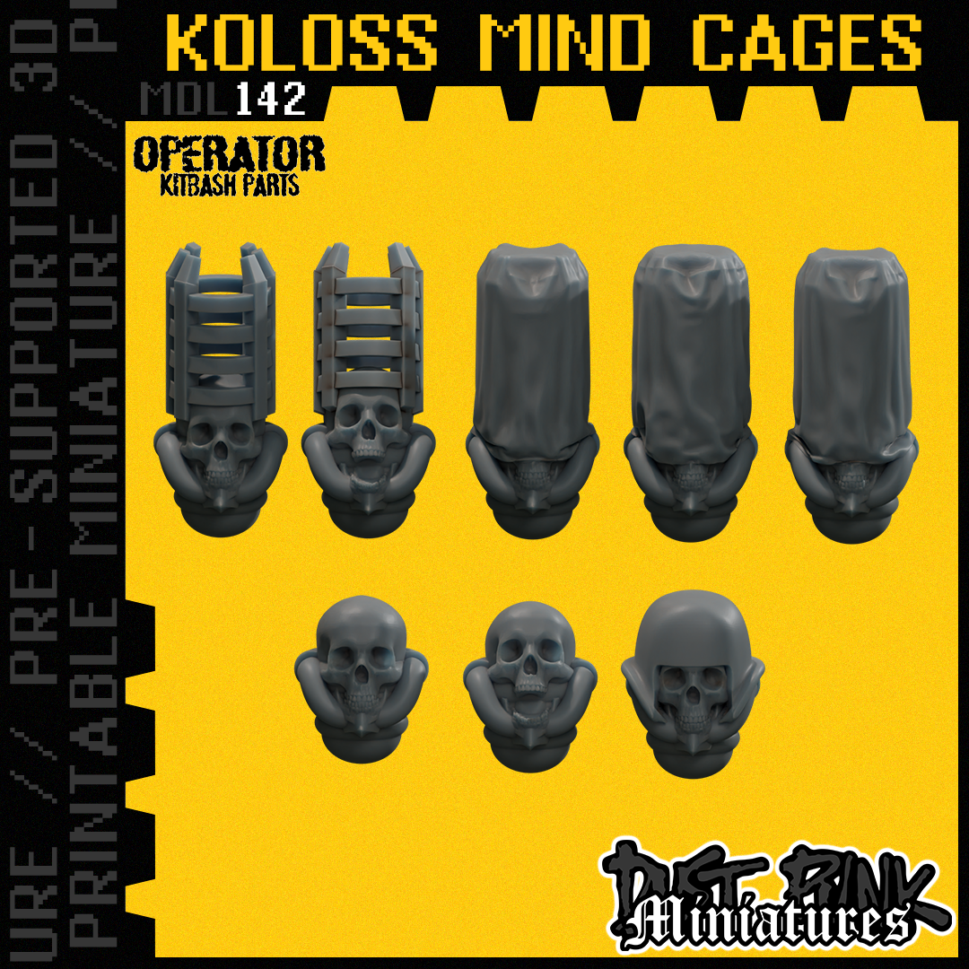 MDL142 KOLOSS MIND CAGES [PRE-SUPPORTED]